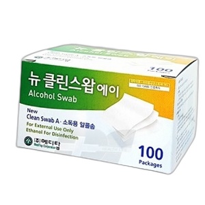 [메디탑] 뉴클린스왑에이 100매 (부직포)